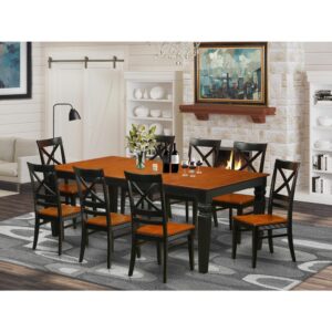 This beautiful dining room set is reminiscent of a classic Missionary style and adds a stylish