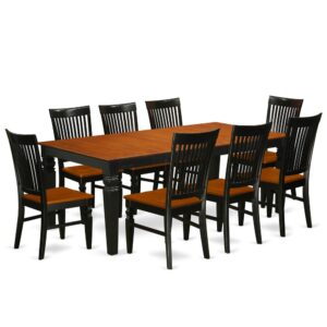 This beautiful dining room set is reminiscent of a timeless Missionary style and adds a classy