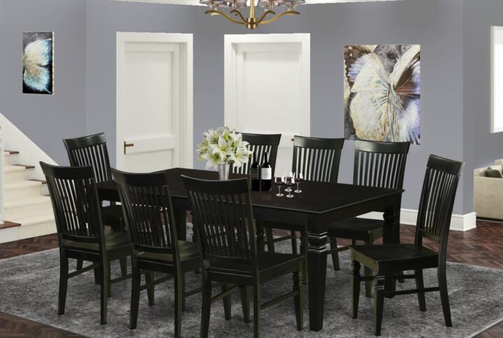 This Stunning Dining Set Is Reminiscent Of Timeless Missionary Design And Ads A Classy