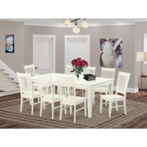 This beautiful dining room set is reminiscent of a timeless Missionary style and adds an classy