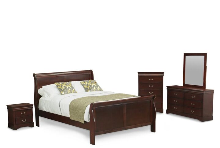 East-West Furniture modern bedroom set is a good investment that will increase the value of your home and give elegance for a lifetime. This wonderful wooden bedroom set is made of top quality Pinewood. You can boost the elegance of your bedroom by using our queen size bed set and it will always offer a fresh look to your bedroom. Our wonderful queen bed's slat bases allow the air to cross freely under your bed mattress that's a reason why your bed mattress is always fresh. You can save your important things thanks to our lovely mid-century chest. Our lovely mid-century bedroom dresser provides plenty of space