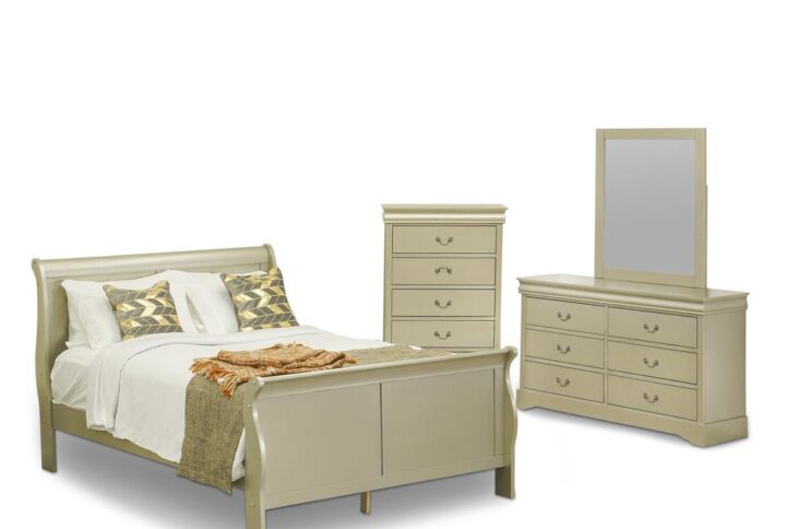 East-West Furniture queen bedroom set is an amazing investment that will increase the value of your home and give beauty for a lifetime. This lovely bedroom set is made of premium quality Pinewood. You can boost the charm of your bedroom by using our queen bed set and it will always give a fresh look to your bedroom. Our lovely queen bed's slat bases allow the air to cross freely under your bed mattress that's a reason why your bed mattress is always fresh. You can save your important things thanks to our wonderful bedroom mid-century chest. Our lovely wood bedroom dresser gives plenty of space