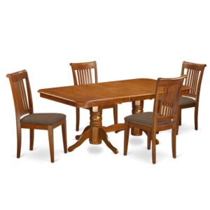 Dining table features traditional craftsmanship