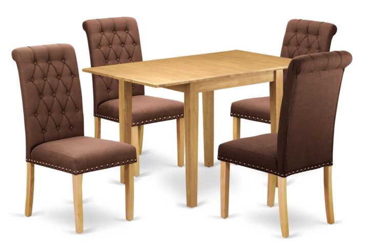 East West Furniture Advanced Dining Table Set