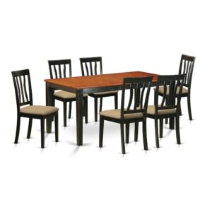 An excellent dinette set for elaborate luncheons or Christmas dinners! With ample seating space