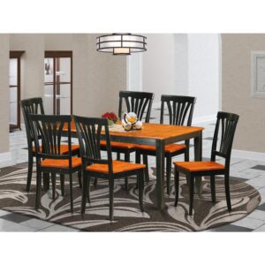 attractive table and chairs set comes with a table made of rubber wood