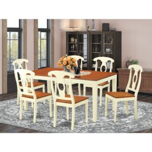 This excellent masterfully constructed table and chairs set is made from the highest-quality rubber wood (Asian Hardwood)