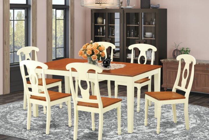 This excellent masterfully constructed table and chairs set is made from the highest-quality rubber wood (Asian Hardwood)