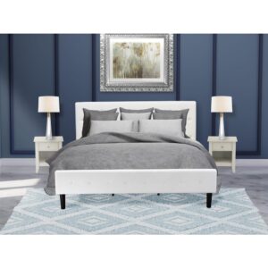 EAST WEST FURNITURE - TYQBBLK- QUEEN BED