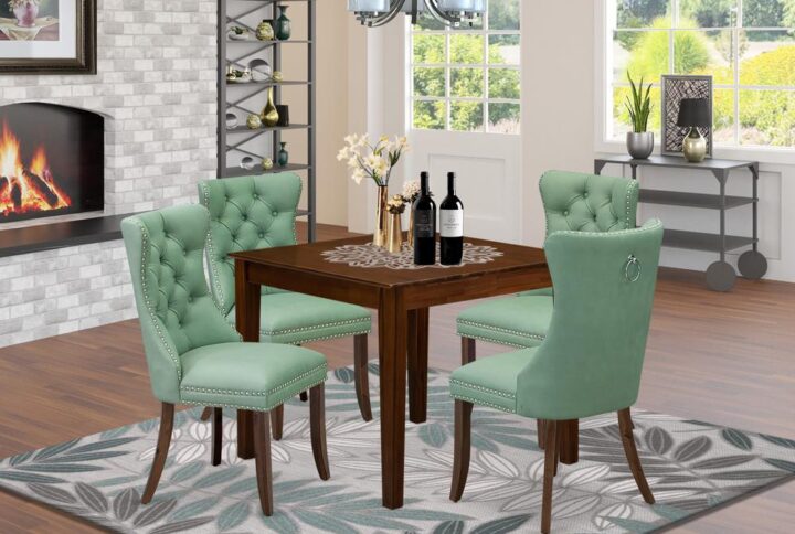 EAST WEST FURNITURE - OXDA5-AWA-22 - 5-PIECE DINING TABLE SET