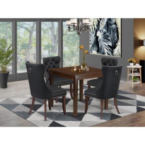 EAST WEST FURNITURE - OXDA5-MAH-12 - 5-PIECE DINING TABLE SET