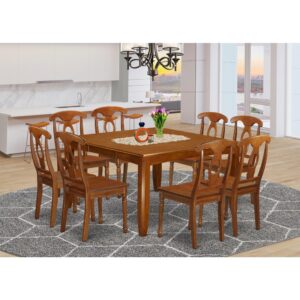 This dining table set comes with a more traditional look with small kitchen table and kitchen chairs which are right at home in both a functioning kitchen area or formal dining room. The Dark Saddle Brown color will compliment any kind of home decor and give a distinct component within the kitchen space or perhaps an useful concentration of design and development cohesion. The table and dinette chairs possess an easy and silky finish with beveled aspects and matching Saddle Brown color. The slick dining chairs come with a pleasing and cozy sense that's necessary for long periods of seated discussions at this kind of kitchen table. The dining table is placed on 4 strong corner legs to have sufficient leg room as well as seating spaciousness.