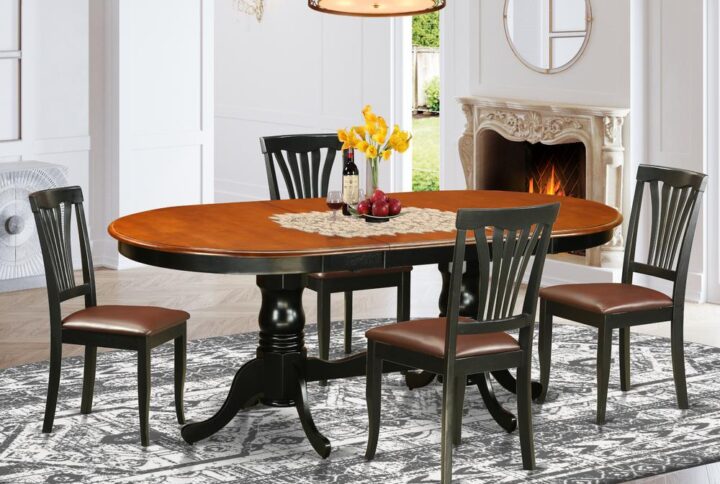 Our 5-piece dining room sets provides a durable and long-lasting set