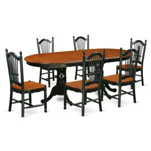 Treat your room's decor with a new and polished look with this modern 7 Piece Dining Set. If you prefer to have top quality