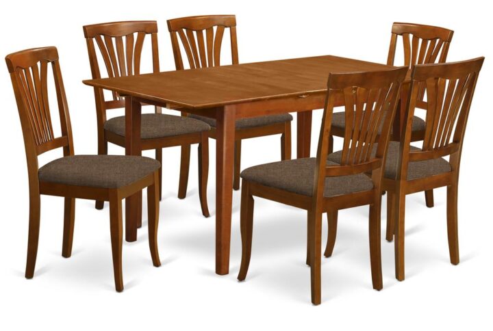 This table and chair is best for any home that wants to provide some beauty to their dining area with the flexibility needed small space. The rectangular dinette table set also comes in a vibrant Saddle Brown wood finish