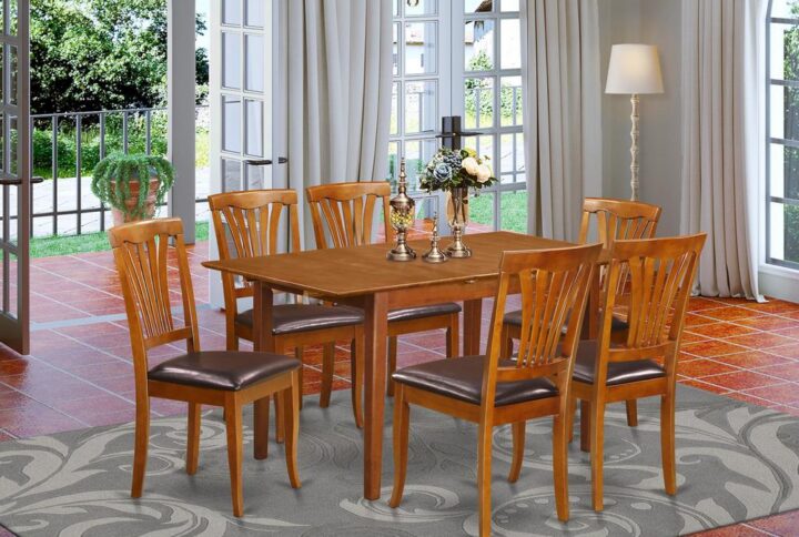 This small kitchen table is excellent for any family that wishes to provide some elegance for their kitchen with the adaptability essential for limited space. The rectangular small dining table set will come in a vibrant Saddle Brown wood finish
