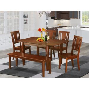 The dining set offers outstanding finish as well as encompassed ease-of-use and attractiveness. The chairs seats come in solid wood