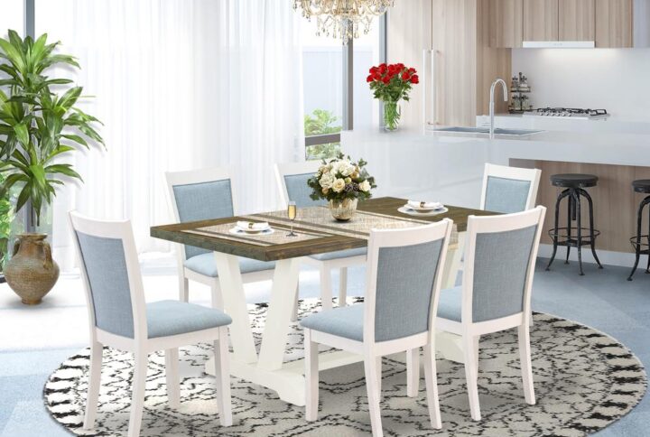 EAST WEST FURNITURE - X626GA650-5 - 5-PC DINING TABLE SET