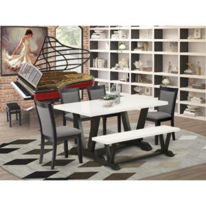 EAST WEST FURNITURE - X697MZ606-5 - 5 PIECE KITCHEN DINING TABLE SET