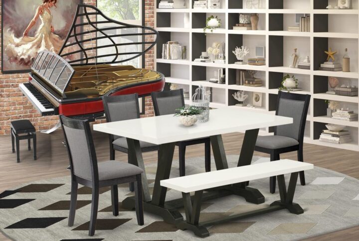 EAST WEST FURNITURE - X697MZ606-5 - 5 PIECE KITCHEN DINING TABLE SET