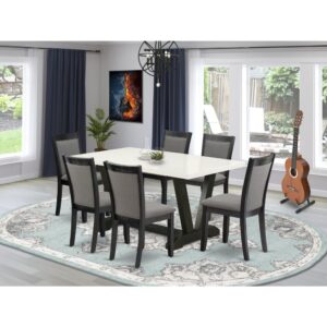 EAST WEST FURNITURE - X697MZ606-6 - 6 PC TABLE SET