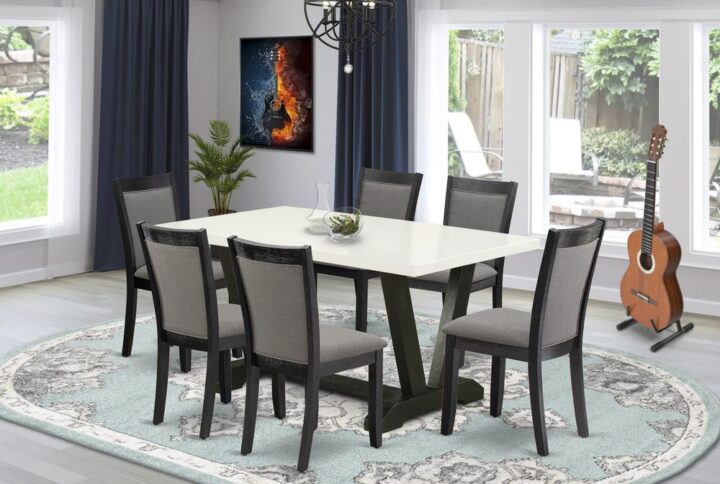 EAST WEST FURNITURE - X697MZ606-6 - 6 PC TABLE SET