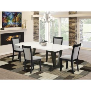 EAST WEST FURNITURE - X697MZ650-6 - 6 PC DINING ROOM TABLE SET