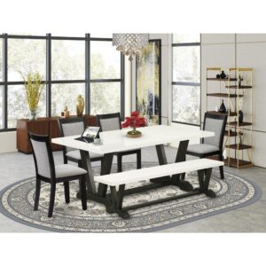 EAST WEST FURNITURE - X726MZ748-5 - 5-Pc KITCHEN DINING ROOM SET