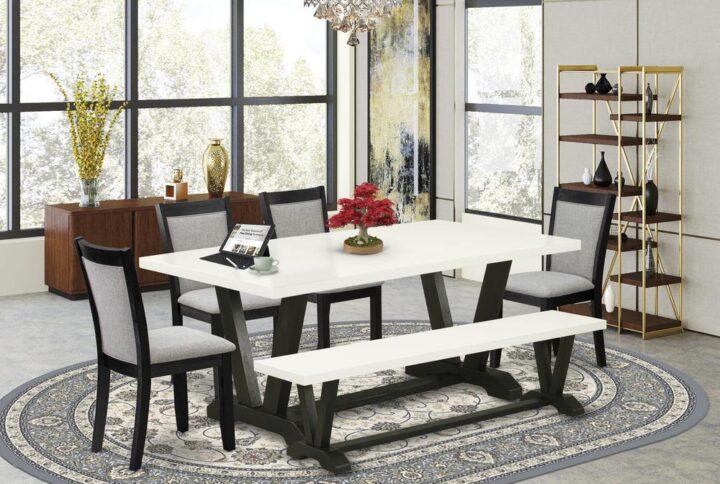 EAST WEST FURNITURE - X726MZ748-5 - 5-Pc KITCHEN DINING ROOM SET