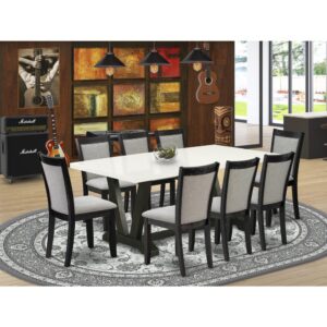 EAST WEST FURNITURE - X726MZ748-7 - 7-Pc DINING ROOM TABLE SET
