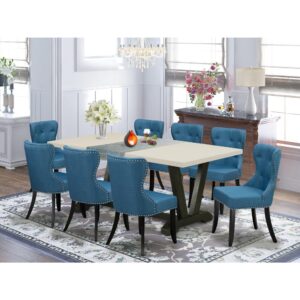 East West Furniture Dining Room Table Set