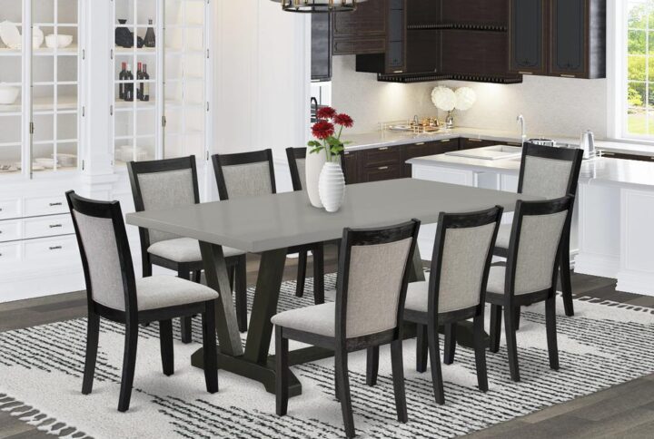 East West Furniture Dining Table Set