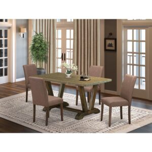 East West Furniture Kitchen Table Set