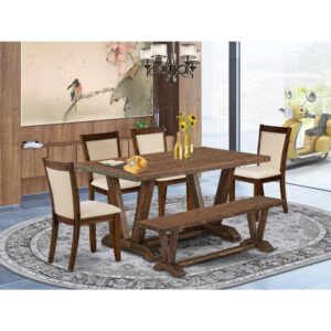 East West Furniture Kitchen Small Dining Table Set