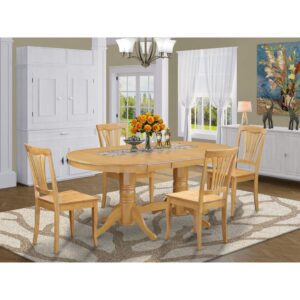 The Vancouver dining table set comes with typical fashion by way of an luxury worthy of elegant dining and entertaining those special visitors. The oval-shaped dining room tabledisplays excellent style having its show-stopping double pedestals. Attractive in a beautiful Oak finish