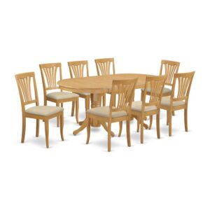 The Vancouver dining room table set gives you traditional design with an luxury worthy of specialized dining and entertaining those fantastic visitors. The oval-shaped dining tables demonstrates spectacular design and style with its show-stopping double pedestals. Attractive in a wonderful Oak color