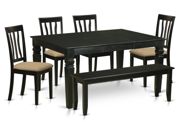 This table and chairs set of 6 pieces is for many different target audiences. The frame material is composed of rubber wood