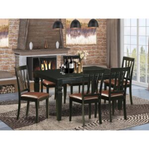 This dining table set of 7 pieces is for many different target audiences. The frame material is comprised of rubber wood