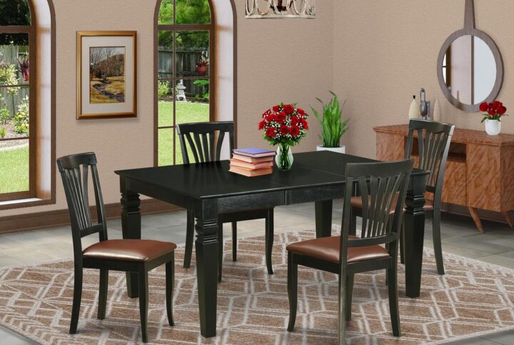 This table and chairs set of 5 pieces is for many different target audiences. The framework material is made up of rubber wood