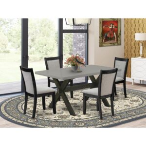 East West Furniture Dining Table Set