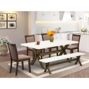 EAST WEST FURNITURE - X696VE650-7 - 7 PIECE DINING TABLE SET