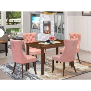 EAST WEST FURNITURE - YADA5-AWA-23 - 5-PIECE DINING TABLE SET