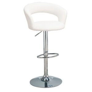 Complete your home lounge make over with this stunning contemporary barstool. Featuring a height adjustable seat