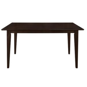 this modern dining table is great for small spaces. Elongated
