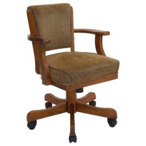 The exquisite comfort and pleasing design of this rolling chair is wonderfully appealing. With stylish sensibility