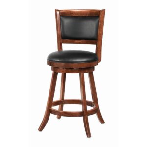 Anchor your traditional or transitional kitchen island or bar table with this charming wood counter stool. Ideal for relaxing at the end of the day