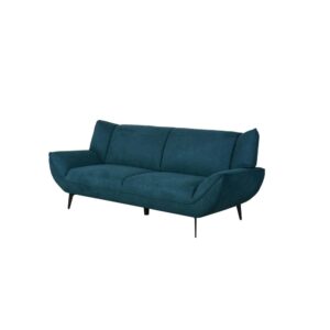 An iconic Mid-Century Modern motif will look great in your casual living room or den. This comfy and stylish sofa recreates retro design elements and ensures the commitment to easy