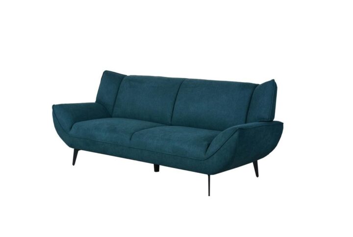 An iconic Mid-Century Modern motif will look great in your casual living room or den. This comfy and stylish sofa recreates retro design elements and ensures the commitment to easy