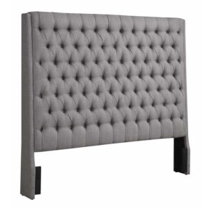 Change up the look of a master or guest bedroom with a stylish modern headboard. Its fully upholstered