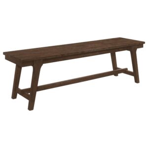 Create a warm and inviting dining space with our farmhouse and craftsman design dining bench. Crafted from solid Asian hardwood